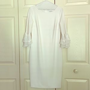 White cocktail dress